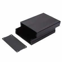 1 шт черный алюминиевый корпус Чехол Mayitr PCB инструмент электронный проект коробка 100x76x35 мм