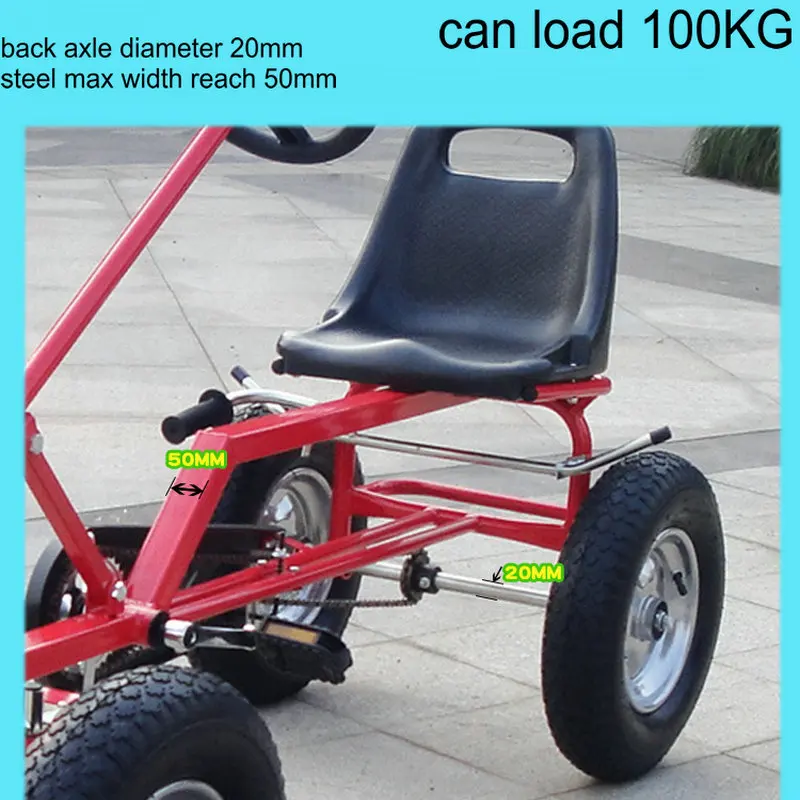 16 дюймов колеса взрослый картов, с ручным тормозом для взрослых для езды на велосипеде, картинга, можете загрузить 100 кг