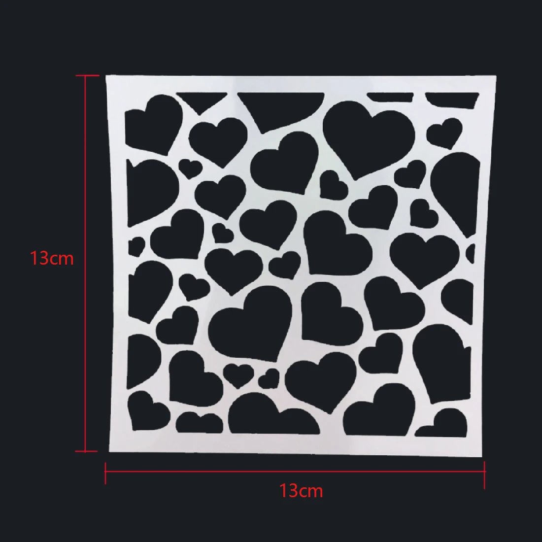 

New Arrival Plastic Cake Foam Spray Template Barista Stencils Decoration Tool Garland Mold Fancy Cake Printing Flower Model