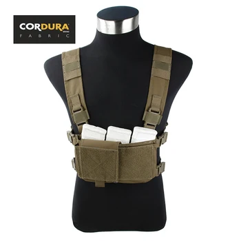 

TMC Cordura Tactical Military Airsoft Modular Compact Micro Chest Rig Combat Gear Coyote Brown CB (SKU051202)