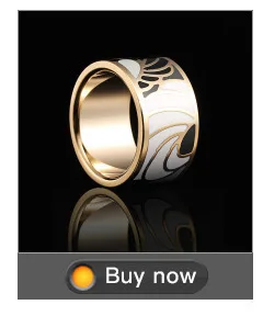 R& X горячая Распродажа, эмалированное кольцо для женщин/мужчин, ювелирные изделия в винтажном стиле, керамическое кольцо для женщин, обручальные кольца из нержавеющей стали