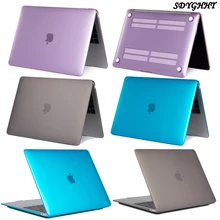 Кристальный чехол для ноутбука MacBook Touch ID A1932, для Macbook Air 13 A1466 A1369 Pro retina 11 12 13 15,4 15 жесткий чехол