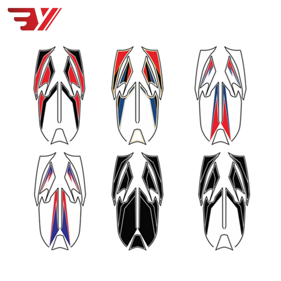 

BYSPRINT Motorcycle Front Fairing Sticker Motor Number Board 3D Gel Protector for HONDA CBR1000RR CBR 1000RR 2012