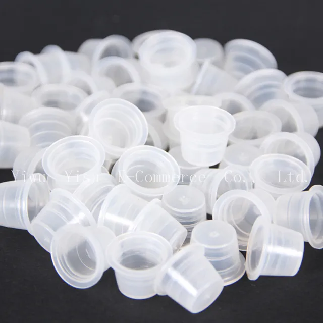 1000pcs Disposable Tattoo Ink Holder Cups Medium Caps White Plastic Pigment Supplies Permanent Tattoo Accessory 1000pcs Disposable Tattoo Ink Holder Cups Medium Caps White Plastic Pigment Supplies Permanent Tattoo Accessory