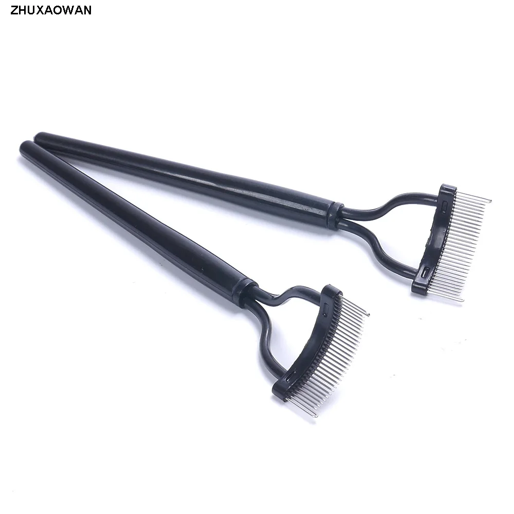 1PC Make up Mascara Guide Applicator Eyelash Comb Eyebrow Brush Curler