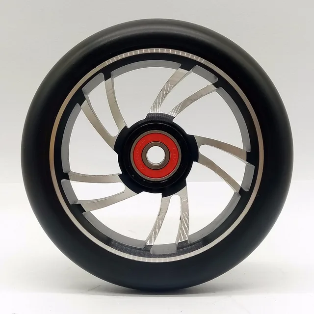 Roues De Trottinette 120 Mm - Lot De 2 Avec Roulements ABEC 9 - Polyuréthane 88A - Pour Scooter Et Trottinette Freestyle