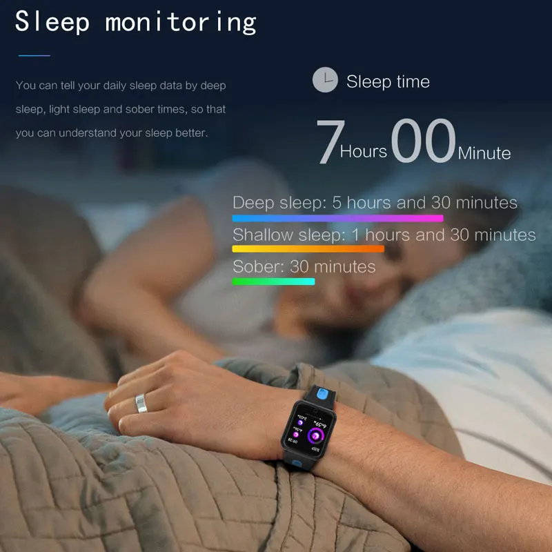 Смарт часы P68 группа IP68 водонепроницаемый smartwatch динамический сердечного ритма