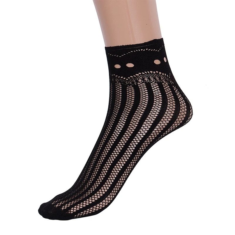 Новое поступление; женские ажурные высокие носки до лодыжки с кружевным плетением; сетчатые носки; новая партия носков; Тапочки