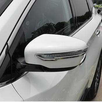 

For 2014 2015 Nissan X-Trail T32 X Trail XTrail Rogue Chrome Mirror Cover Trim Side Door Rear View Mirror Decoration Strip 2pcs