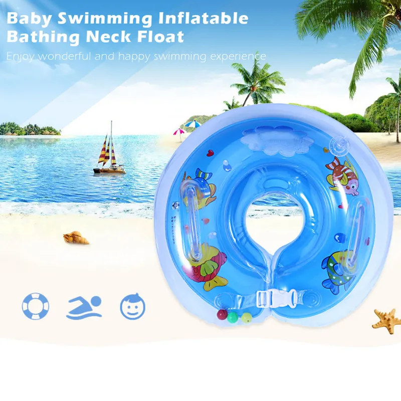 

Inflatable Baby Swim Ring Circle PVC Infant Neck Float Swimming Swim Ring Safety Aids Bathing Beach Protector Hot Sale