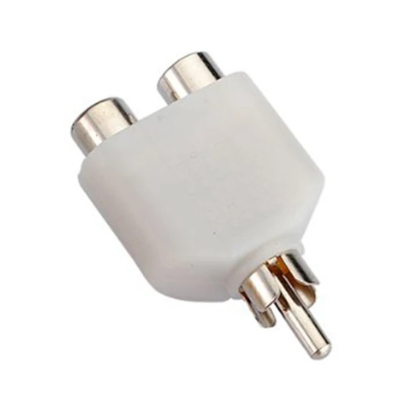 

RCA Y Splitter AV Audio Video Plug Converter Male to Female M/F Cable Adapter
