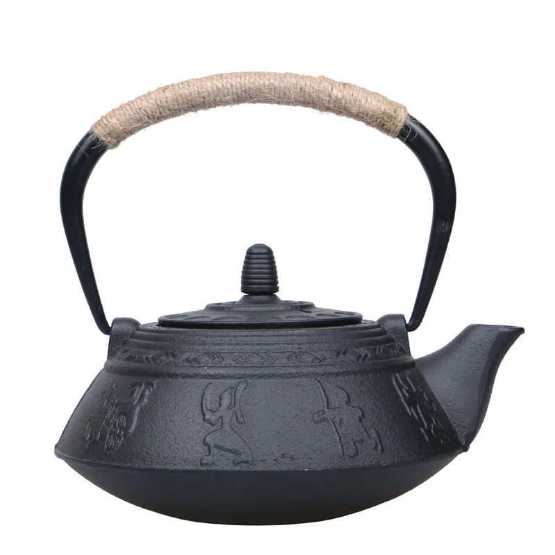 New 750ML Tea Cooking Tools Iron Pot Iron Teapot China Kongfu Tea Pot