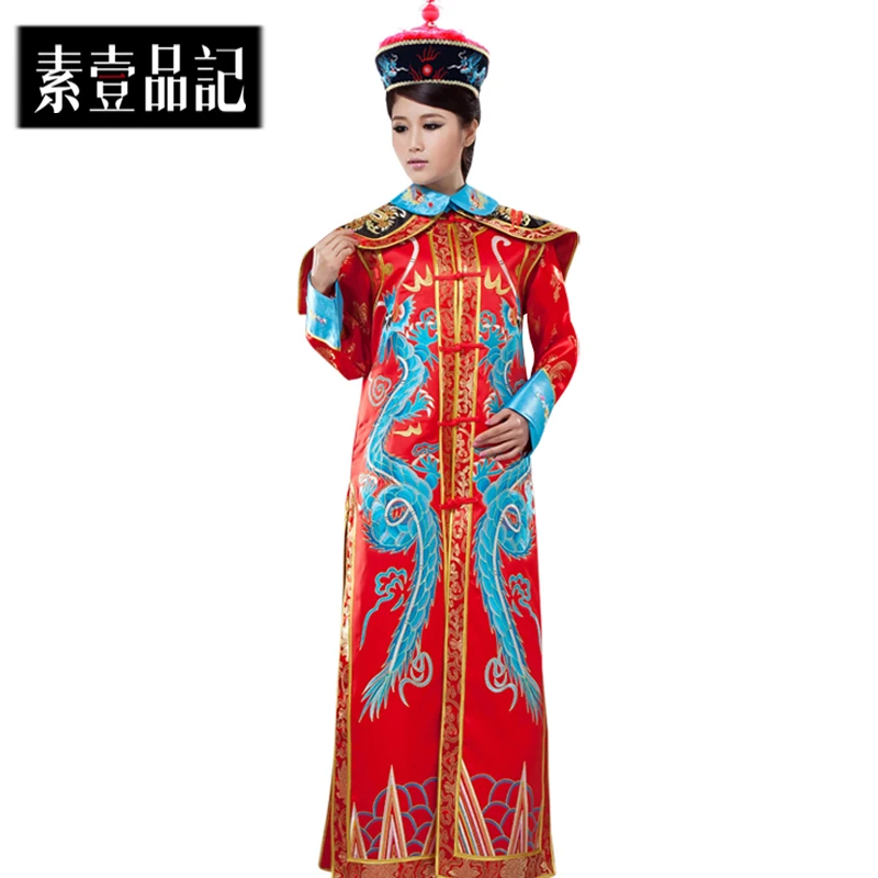 Новинка 2017 китайский костюм династии Цин дворец импрессионная одежда Dowager
