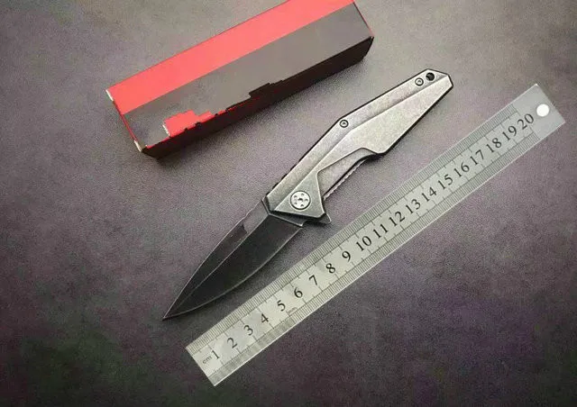 

EF OEM kerschow 1318 8cr13mov blade + high chromium steel handle tactical pocket folding knife camping gift EDC hand tools