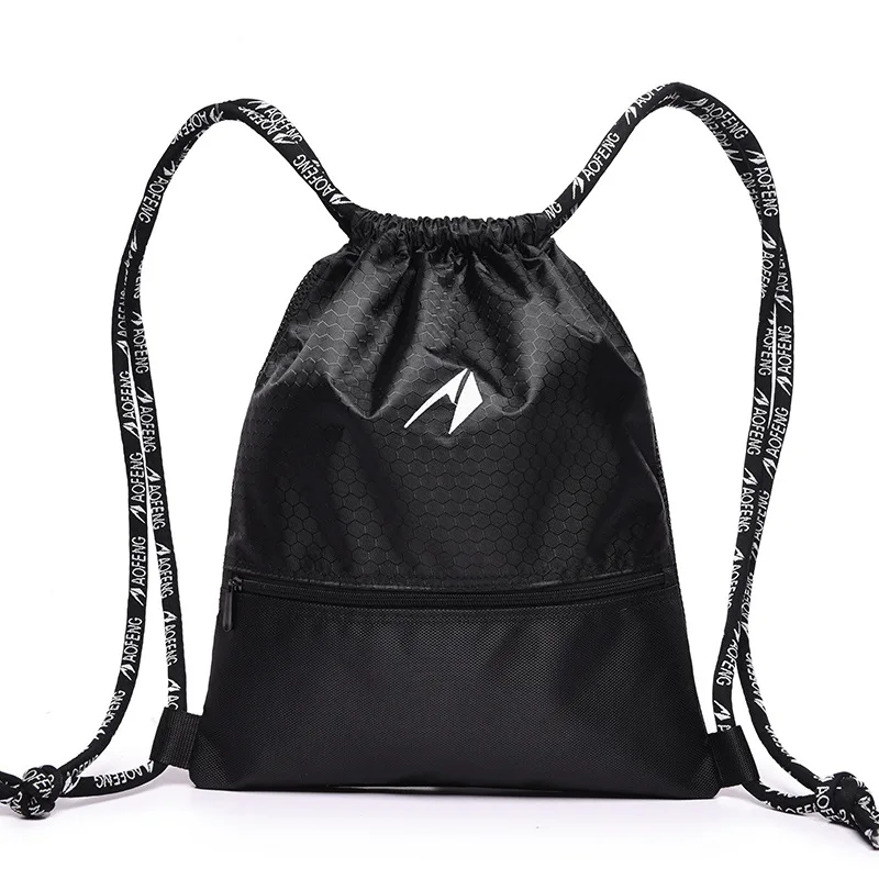 

GYKZ Ultralight Cycling Marathon Backpack For Women Men Waterproof Outdoor Gym Basketball Drawstring Bag Folding Backpack HY093