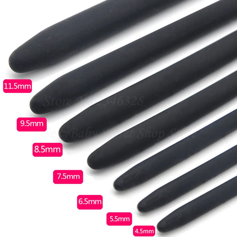 New 7pc/lot Silicone Urethral Dilators Sounding Stimulation Male Masturbator Penis Plug Urethral Sound Catheter Sex Toys For Men