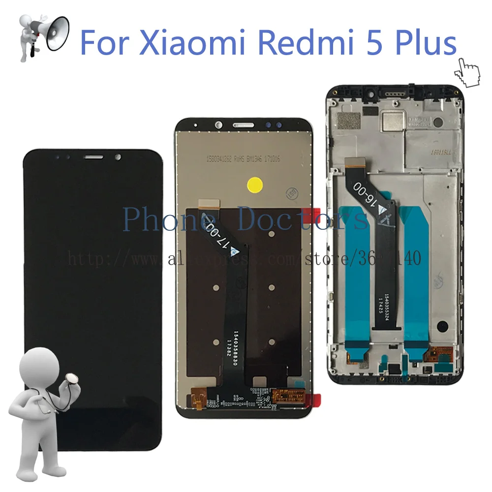 5 99 &quotдля Xiaomi Redmi Plus Полный ЖК дисплей + сенсорный экран дигитайзер в сборе с