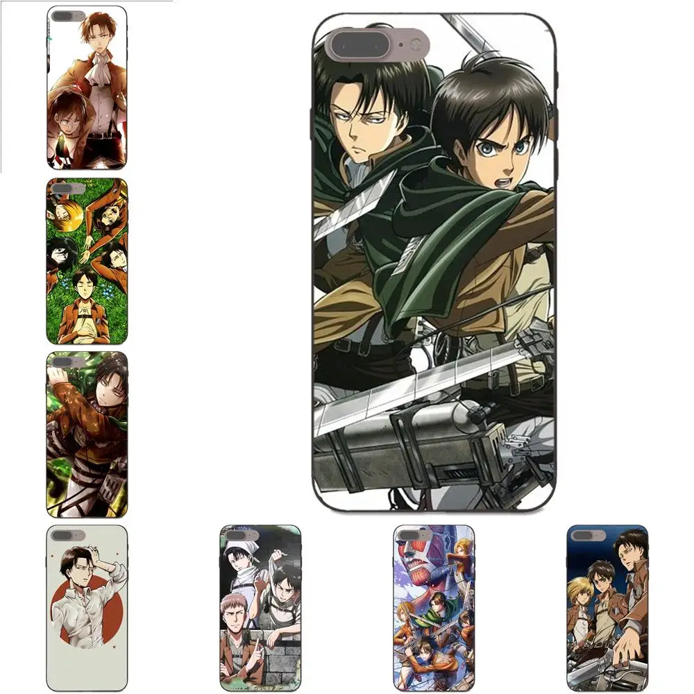 

TPU Luxury Attack On Titan Eren Levi Mikasa For Huawei Honor 5A 6A 6C 7A 7C 7X 8A 8C 8X 9 10 P8 P9 P10 P20 P30 Mini Lite Plus