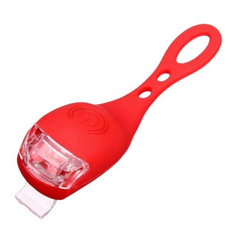 Лидер продаж милый жук форма Велосипедный спорт Strobe Light водостойкие силиконовые светодио дный LED Горный велосипед фонарик Велоспорт интимные Аксессуары#17 - Цвет: Red