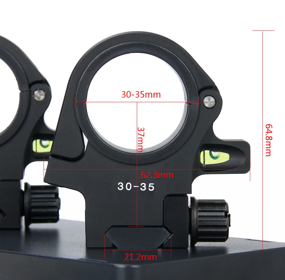 Canis Latrans tactical different center height 30-35mm scopes mount Picatinny Rail mount dobble ring hunting rifle scope