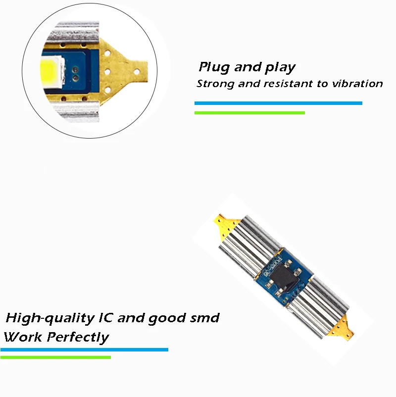 2 шт. цельнометаллический SMD 2825 led c5w гирлянда автомобильный светильник источник 31 мм 36 мм/39 мм/41 мм салона авто чтения doom лампы 12v белого цвета