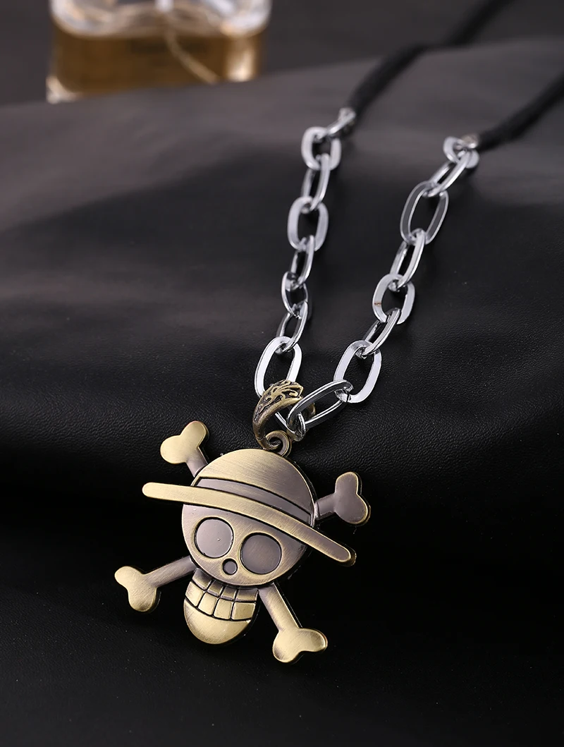 Movie jewelry hot Anime ONE PIECE series Alloy Bronze necklace Anime
