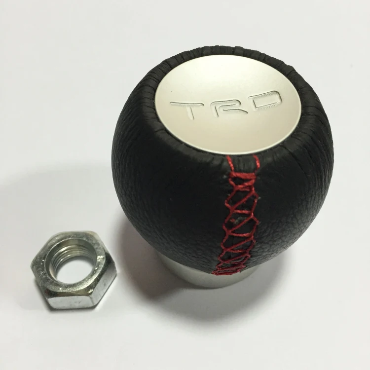 

1 Pcs Car Shift Knob Ball Shape Car Gear Stick Shift Knob Fit Toyota Manual Transmission Series Alloy & Artificial leather 12mm
