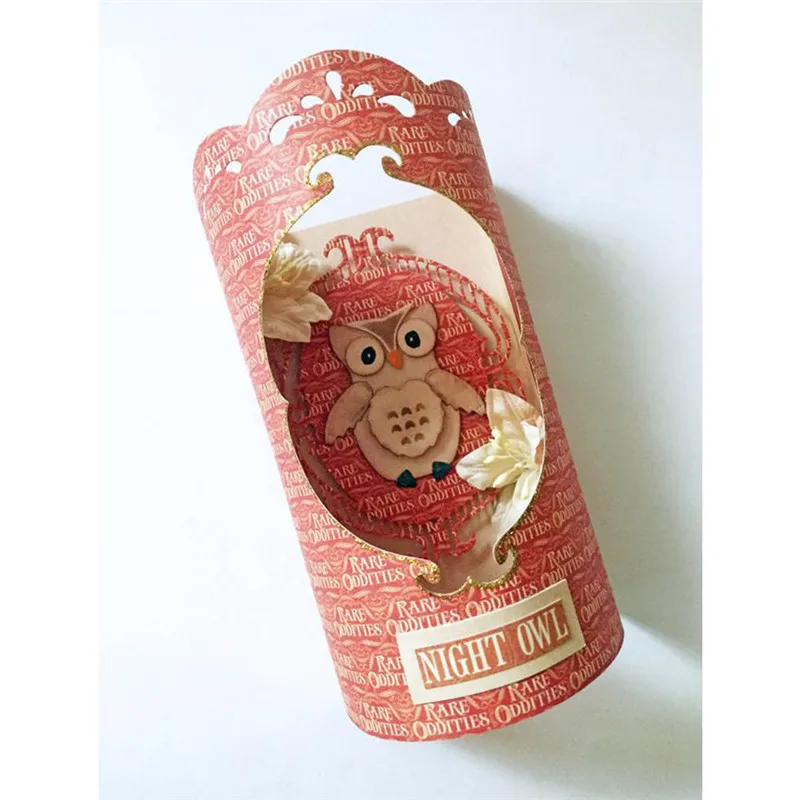 

YaMinSanNiO Animals Metal Cutting Dies for Owl Element Scrapbooking Card Making Embossing Cuts New Craft Dies Cute Decoration