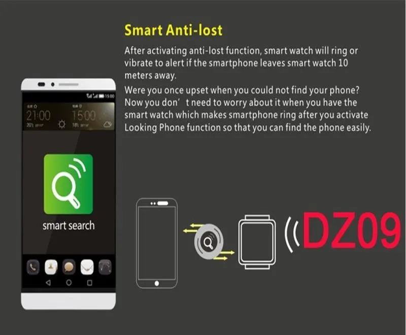 dz09 smart watch