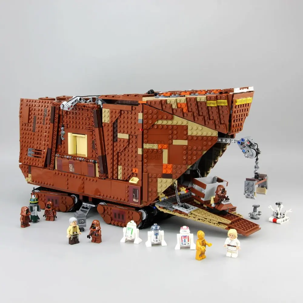 

Lepin 05038 3346Pcs Force Awakens Sandcrawler Model Building Kit Blocks Brick Compatible 75059