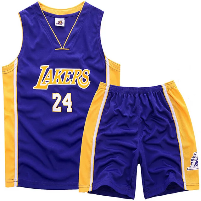 24 Kobe Bryant Kids Basketball Sport Suit Boys Clothes Set Chidren ...