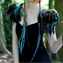 Погоны ручной работы с перьями# FSP14006