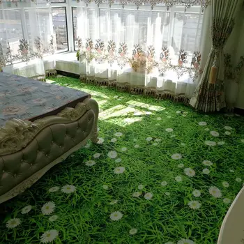 

3D Printing Fake Plant Polyester Carpet Entrance Hall Mat Living Room Bedroom Kitchen Corridor Non-slip Carpet Customizable