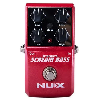Nux Scream Bass Analog Overdrive Tone From Overdrive To Fuzz Bass Effects Pedal True Bypass Nux Scream Bass Analog Overdrive Tone From Overdrive To Fuzz Bass Effects Pedal True Bypass