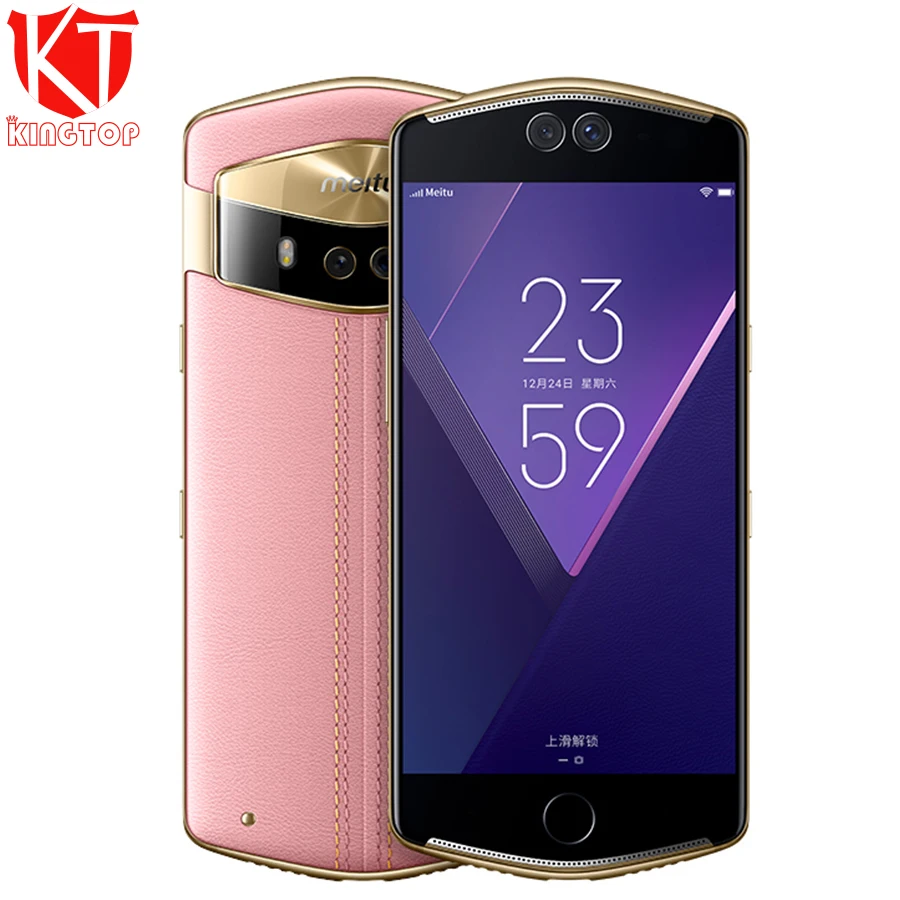 Оригинальный мобильный телефон Meitu V6 6 ГБ ОЗУ 128 Гб ПЗУ MT6799 Deca Core 5 дюймов Двойная