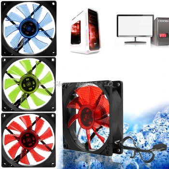 

90mm LED Light 3pin PC Desktop Computer Case Cooling Cooler Fan Low Noise 9025 Whosale&Dropship