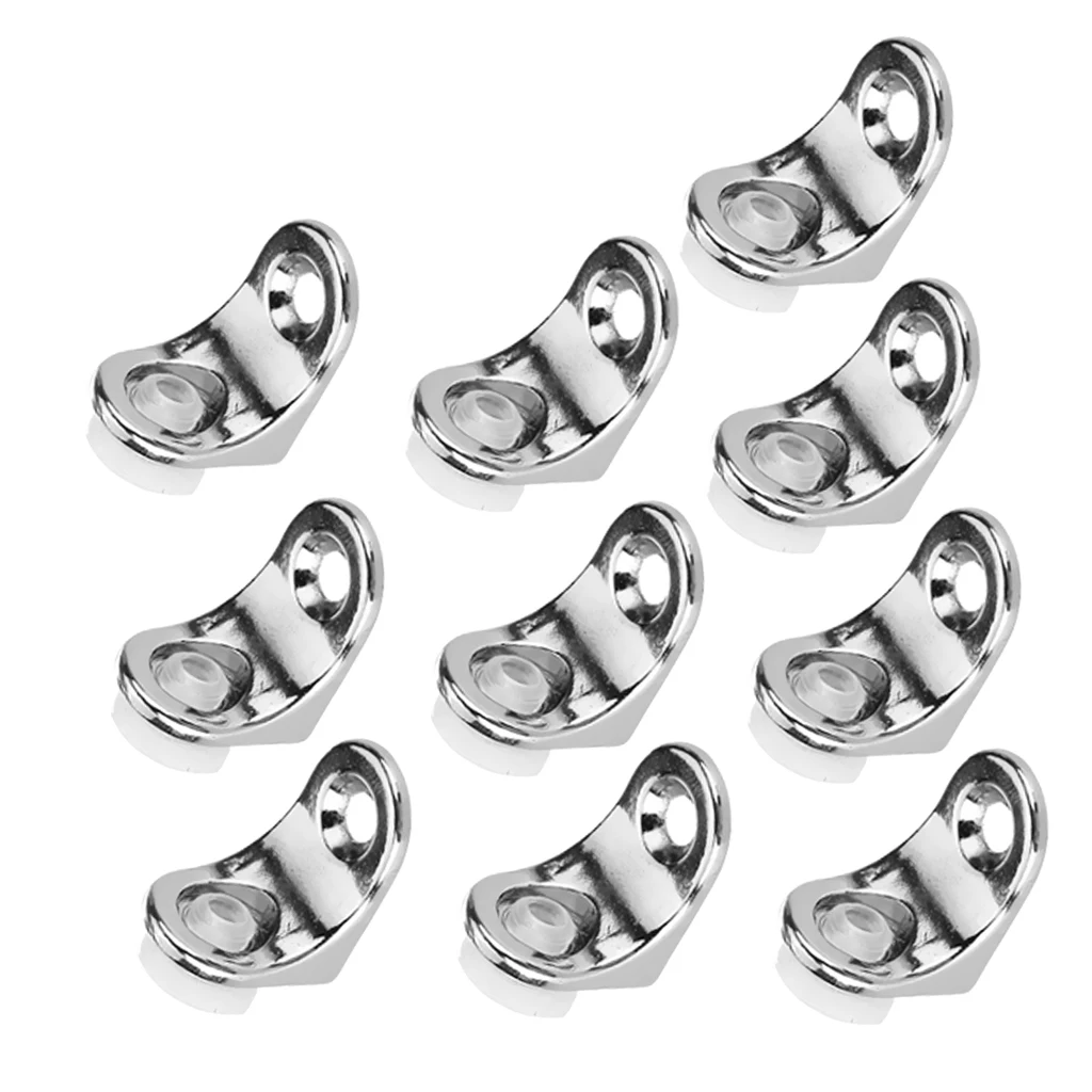 10 Pieces Right Angle 90 Degree Glass Shelf Suction Cup Fixing Bracket