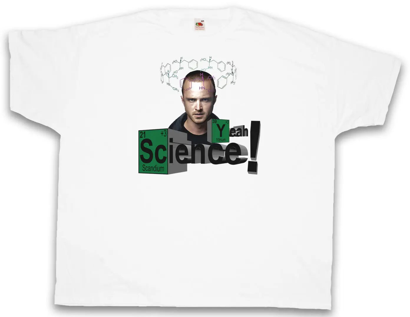 4XL & 5XL yah SCIENCE t-shirt-Jesse brecking Pinkman Bad t-shirt размеры XXXXL XXXXXL, крутая Повседневная футболка для мужчин, унисекс, Новинка