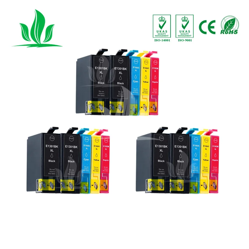 

T1301 15pcs Compatible Ink Cartridge for Epson Stylus SX525WD SX620FW Stylus Office BX525WD BX625FWD B42WD Printer