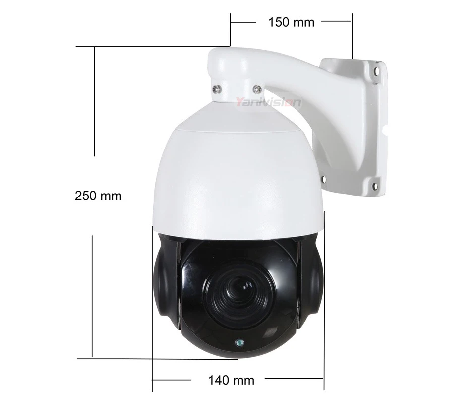4 дюймов мини Размеры 1080 P 4MP 5MP IP PTZ Камера сети Onvif Скорость купол 30X Оптический зум PTZ IP Камера CCTV 80 м ИК Ночное видение