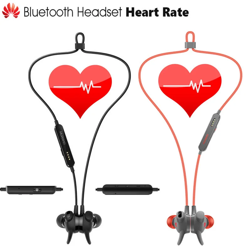 

Original Huawei AM-R1 Sport Heart Rate Bluetooth Headset AptX Armature IPX5 Waterproof Mic Wireless Earphones for Android IOS
