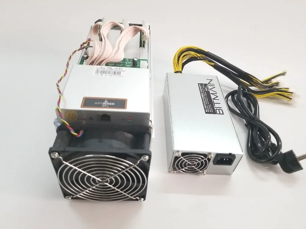 Новый AntMiner S9j 14 5 T Биткоин Майнер BITMAIN 1800W PSU Asic BTC BCH Шахтер лучше чем Antminer S9 S9i 13T 13 14T