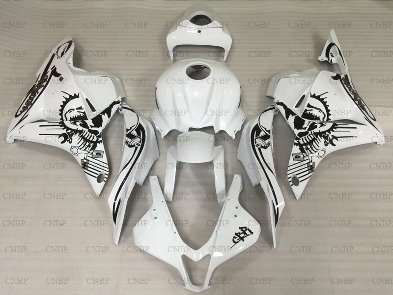 CBR600 RR 2009-2012 Пластик Обтекатели CBR 600 RR 2011 кузов CBR 600 RR 2009 Белый Grafitty обтекатель Наборы - Цвет: Черный