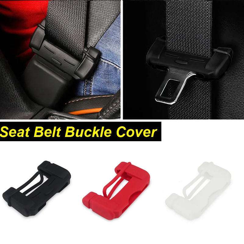 2x Car Seat Belt Buckle Silicon Protector Cover For Opel Zafira A B Vauxhall Zafira Corsa C Cambo D Vauxhall Corsa 3 Van