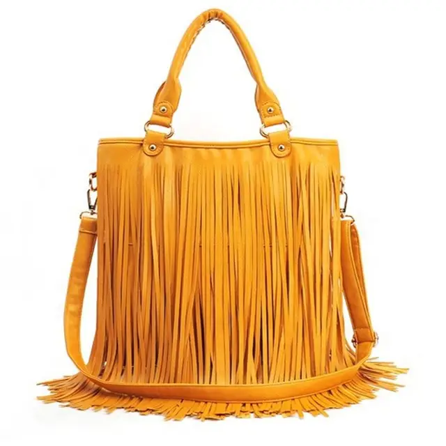 2017 Women Fringe Bags Pu Leather Tote Bag Fashion Las Designer 2017 Women Fringe Bags Pu Leather Tote Bag Fashion Las Designer Handbags Large Capacity Messenger