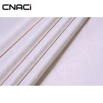 

CNACI 10Yards White Bazin Riche Fabric Shining Austria Quality (Similar To Getzner) Guinea Brocade 100% Polyester African Fabric