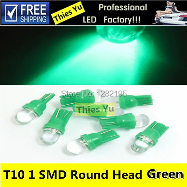 500pcs T10 194 168 W5W 1 LED 12256 12961 147 152 159 161 194NA 259