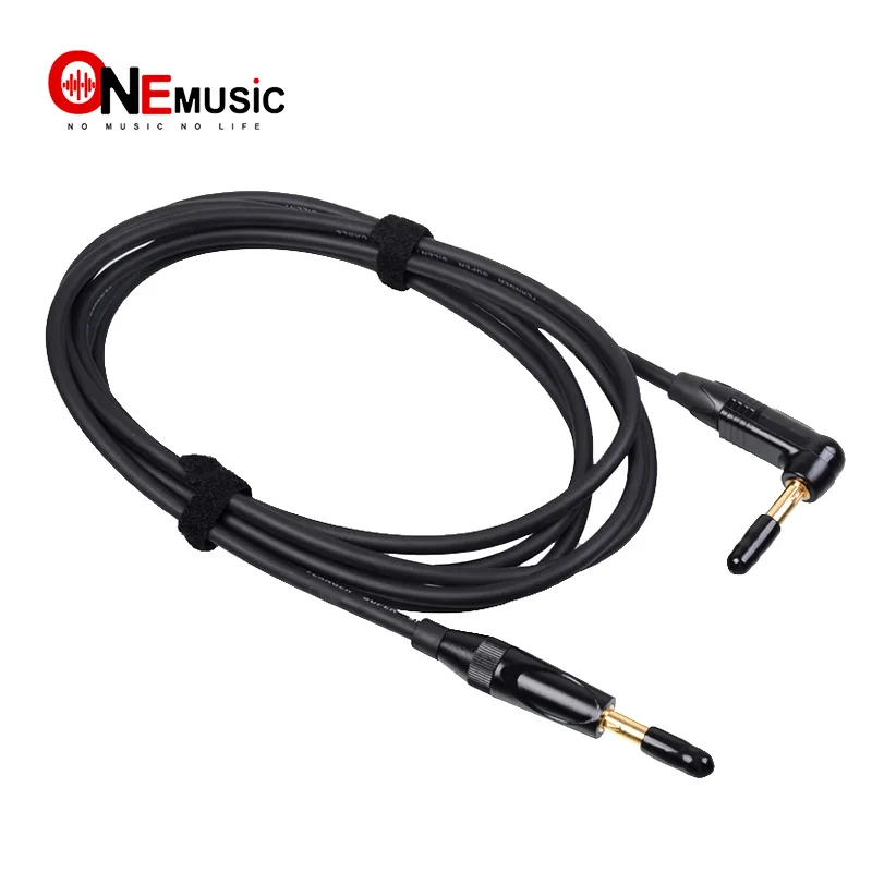 Flanger Spina Super Silenziosa Cavo Per Pedale Per Chitarra Cavo Di Alta Qualità 3M Testa In Metallo Spina Maschio Dorata Da 6.35 Ad Angolo 6.35