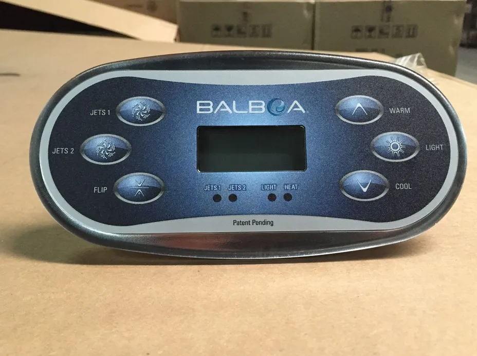 

Spa Topside Panel Balboa Revolution TP600 Jet 1,Jet 2,Flip, Warm, Light, Cool