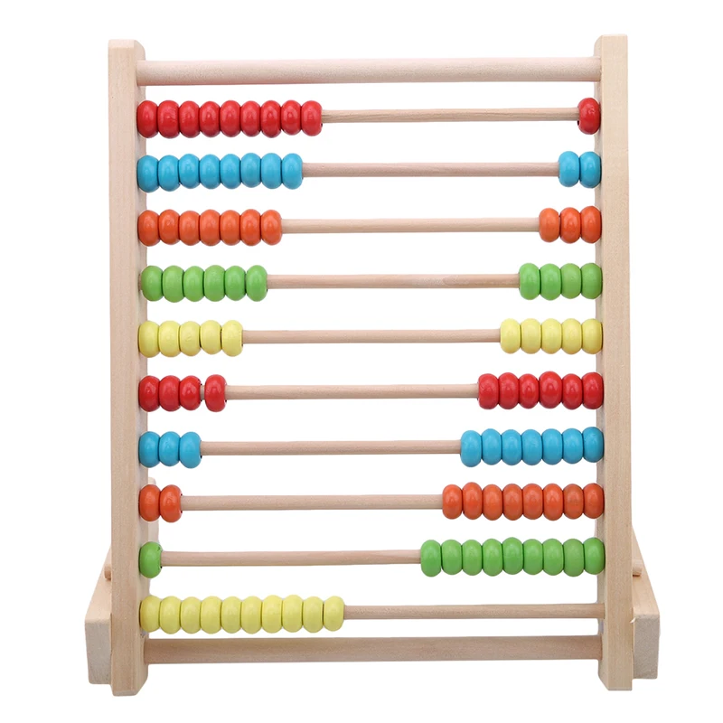 Kids Baby Wooden Abacus Toys Small Calculator Handcrafted Educational Children's Calculating Beads Early Learning toys | Игрушки и